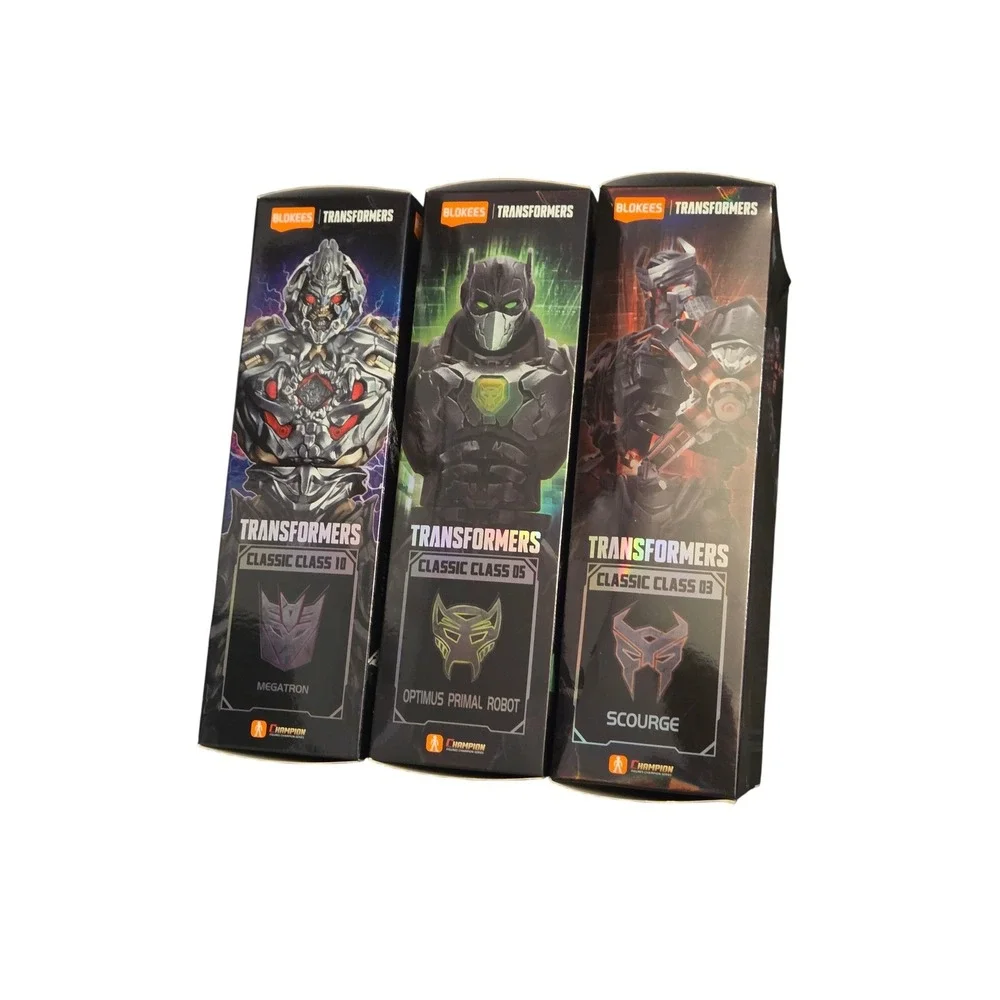 Blokees Transformers Megatron Optimus Primal Scourge Model‎ Kits Lot of 3 - NEW